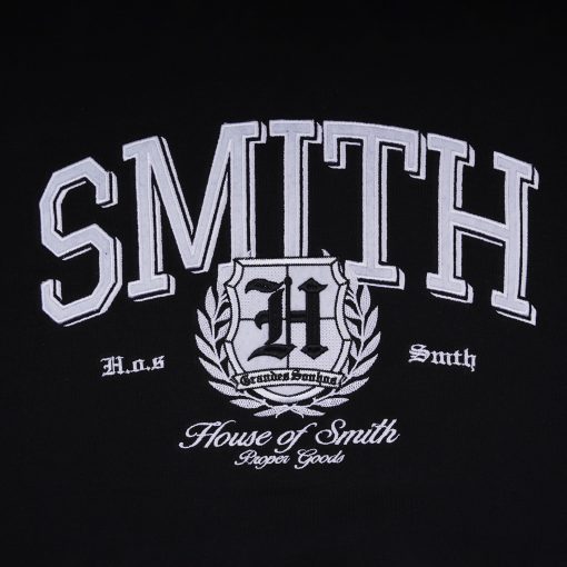 House of Smith Sweater Crewneck Oversize Pria - Proper Oversize Crewneck Black - Image 2