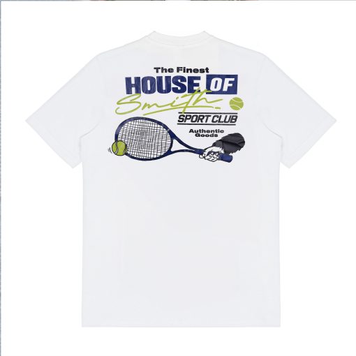 House of Smith Kaos Pria Lengan Pendek - Finest Sport White Tshirt - T Shirt