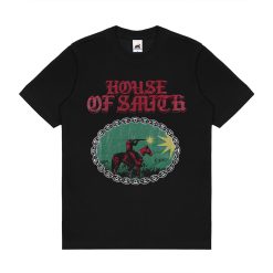 House of Smith Kaos Pria Lengan Pendek - Brook Regular Black #2 - T Shirt