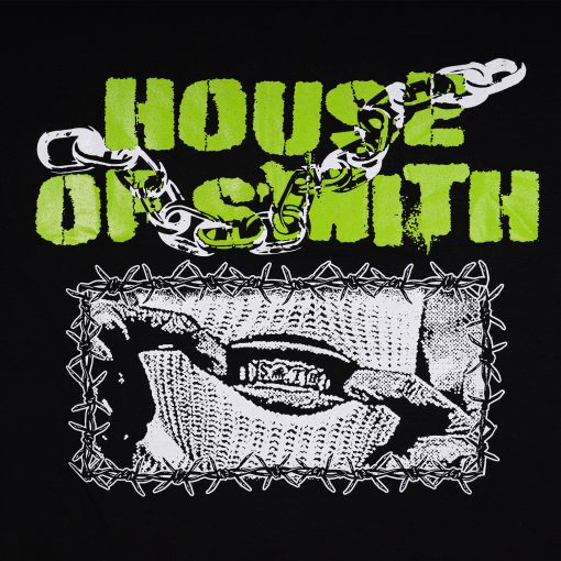 House of Smith Kaos Pria Lengan Pendek - Gangsta Regular Black #3 - T Shirt - Image 3