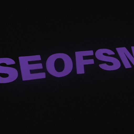 House of Smith Kaos Pria Lengan Pendek - Hos Hidden Purple Regular Black - T Shirt - Image 3