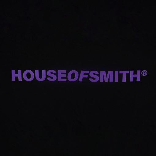 House of Smith Kaos Pria Lengan Pendek - Hos Hidden Purple Regular Black - T Shirt - Image 2