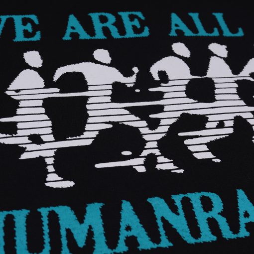 House of Smith Kaos Pria Lengan Pendek - Humanrace Black Tshirt #2 - T Shirt - Image 3