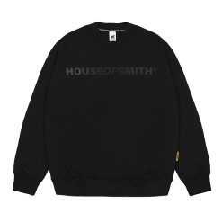 House of Smith Sweater Crewneck Pria - Hidden Black Crewneck Regular