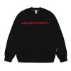 House of Smith Sweater Crewneck Pria - Hidden Red Crewneck Black Regular