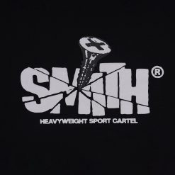 Alternative view of House of Smith Sweater Crewneck Pria - Crack Crewneck Black