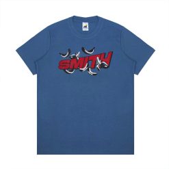 House of Smith Kaos Pria Lengan Pendek - Banafly Regular Mineral Blue - T Shirt