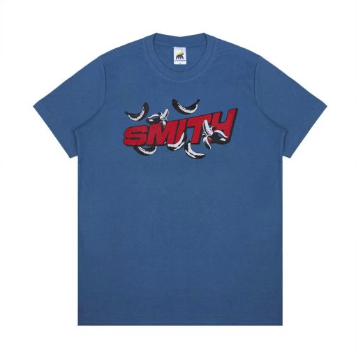 House of Smith Kaos Pria Lengan Pendek - Banafly Regular Mineral Blue - T Shirt