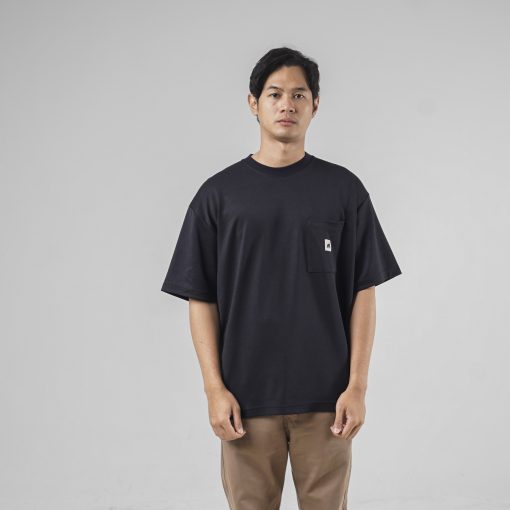House of Smith Kaos Oversize Pria Cotton Anti Wrinkle - Box Logo Oversize Black - Oversize T Shirt - Image 3