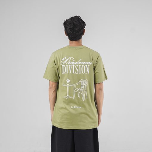House of Smith Kaos Pria Lengan Pendek - La Reverie Tshirt Sage Green - T Shirt - Image 5