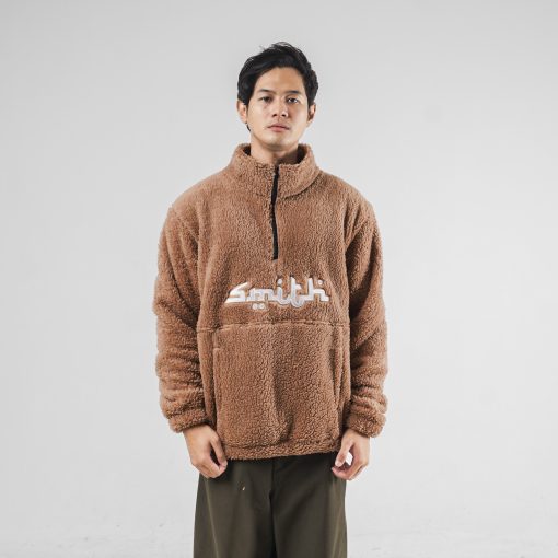 House of Smith Jaket Pria - Arabic Sherpa Brown Jacket - Sherpa Jacket - Image 6