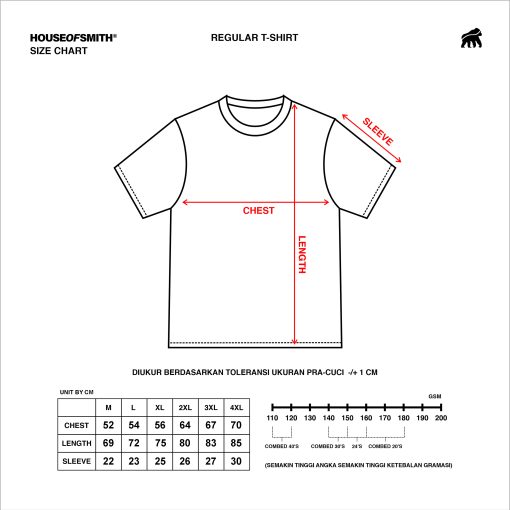 House of Smith Kaos Pria Lengan Pendek - Art Of Vision White Tshirt - T Shirt - Image 5