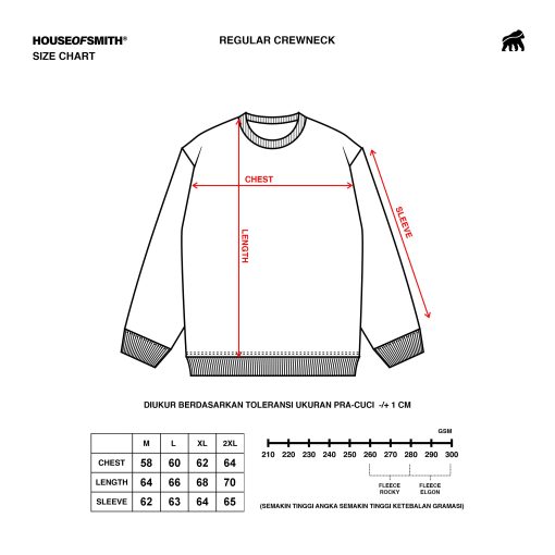 House of Smith Sweater Crewneck Pria - Verdant Crewneck - Image 6