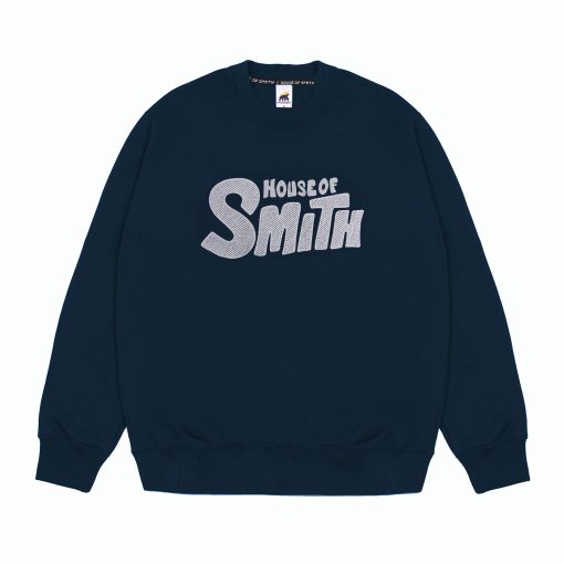 House of Smith Sweater Crewneck Pria - Founder Blue Crewneck Regular