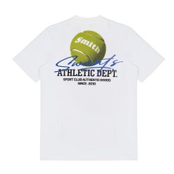 House of Smith Kaos Pria Lengan Pendek - Athletic Dept White Tshirt - T Shirt