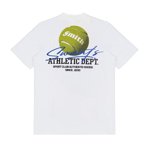 House of Smith Kaos Pria Lengan Pendek - Athletic Dept White Tshirt - T Shirt