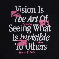 Alternative view of House of Smith Kaos Pria Lengan Pendek - Art Of Vision Black Tshirt - T Shirt