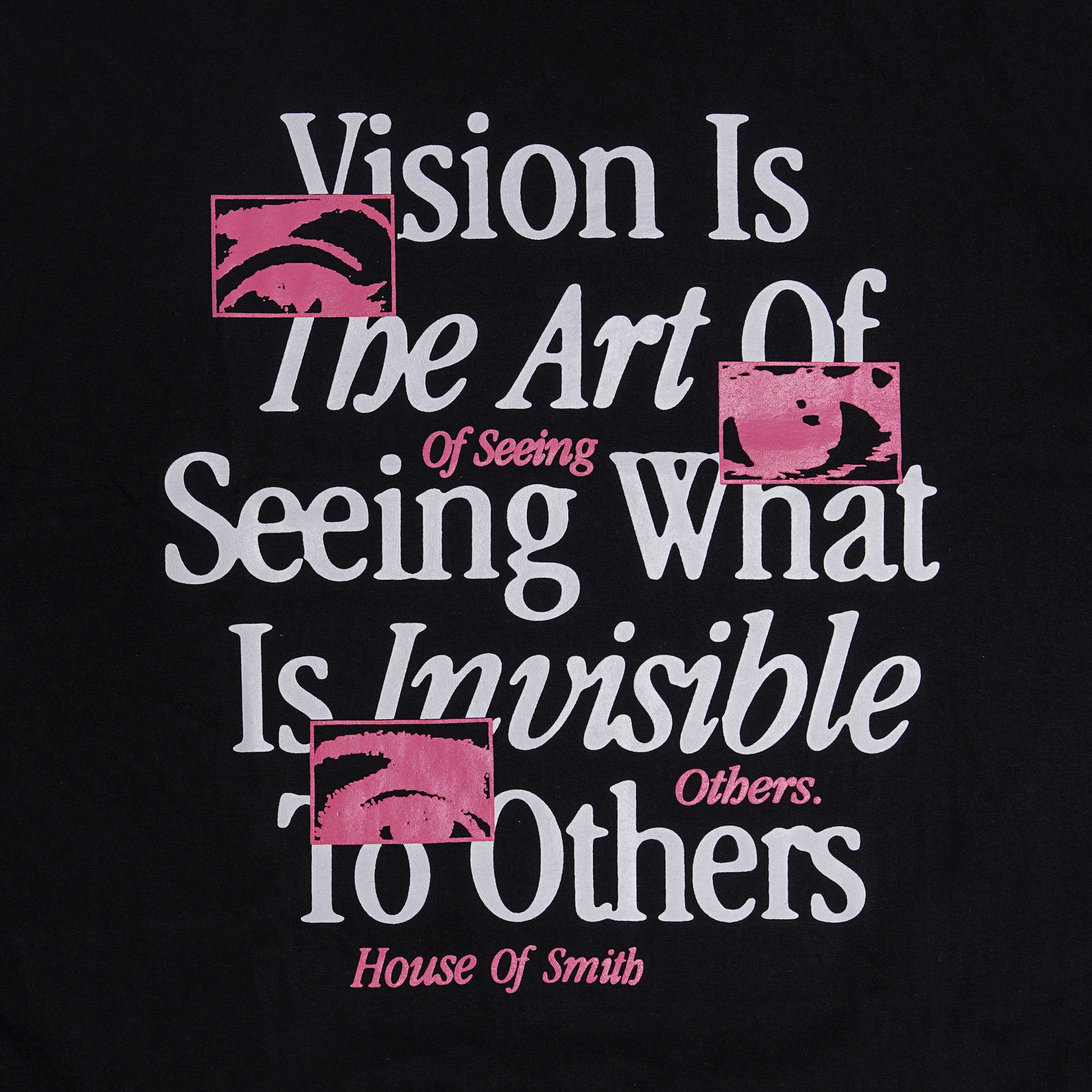 House of Smith Kaos Pria Lengan Pendek - Art Of Vision Black Tshirt - T Shirt - Image 2