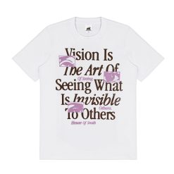 House of Smith Kaos Pria Lengan Pendek - Art Of Vision White Tshirt - T Shirt