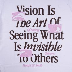Alternative view of House of Smith Kaos Pria Lengan Pendek - Art Of Vision White Tshirt - T Shirt