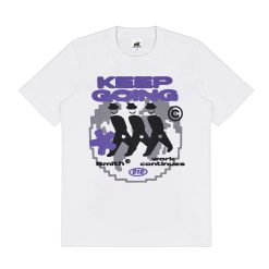 House of Smith Kaos Pria Lengan Pendek - Keep Going White Tshirt - T Shirt