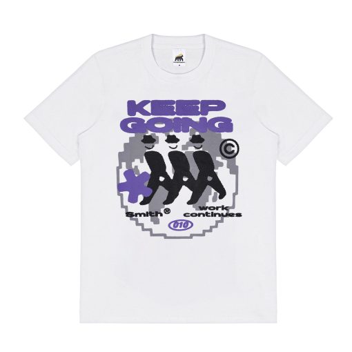 House of Smith Kaos Pria Lengan Pendek - Keep Going White Tshirt - T Shirt