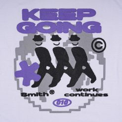 Alternative view of House of Smith Kaos Pria Lengan Pendek - Keep Going White Tshirt - T Shirt