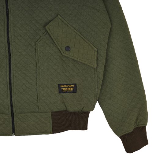House of Smith Jaket Bomber Pria - Quilbom Boxy Army - Jacket - Image 3