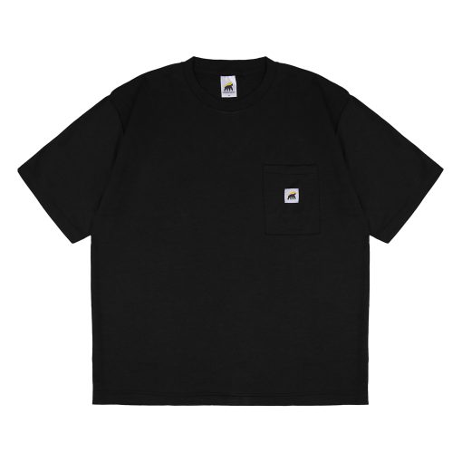 House of Smith Kaos Oversize Pria Cotton Anti Wrinkle - Box Logo Oversize Black - Oversize T Shirt