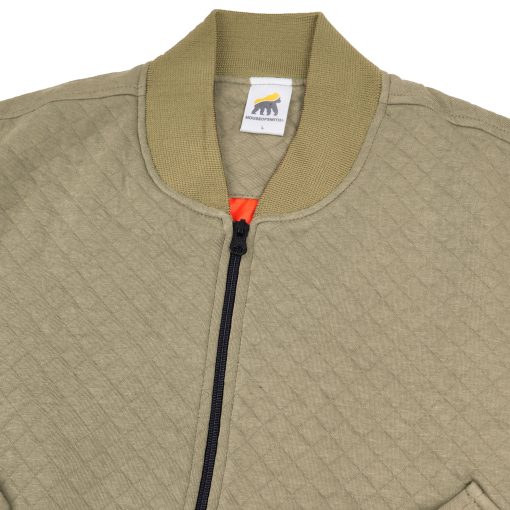 House of Smith Jaket Bomber Pria - Quilbom Boxy Khaki - Jacket - Image 4