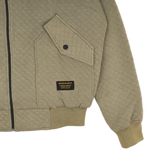 House of Smith Jaket Bomber Pria - Quilbom Boxy Khaki - Jacket - Image 3
