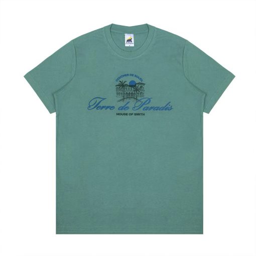 House of Smith Kaos Pria Lengan Pendek - Paradise Green Bay Tshirt - T Shirt