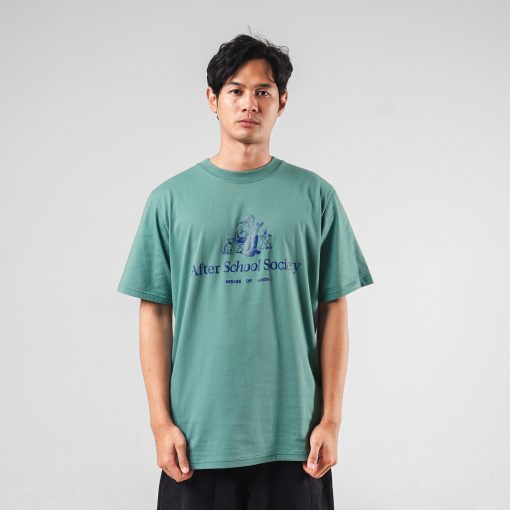 House of Smith Kaos Pria Lengan Pendek - Relaxed Tshirt Sea Green - T Shirt - Image 3