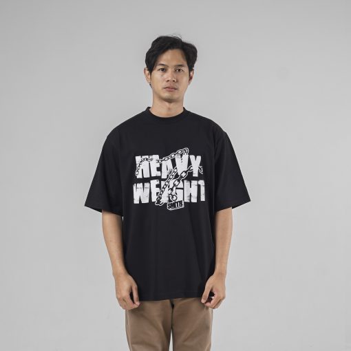 House of Smith Kaos Oversize Pria - Chained Oversized Tshirt Black - Oversize T Shirt - Image 4