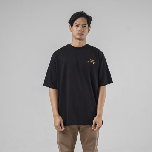 House of Smith Kaos Oversize Pria - Fuguer Oversize Tshirt Black - Oversize T Shirt - Image 6