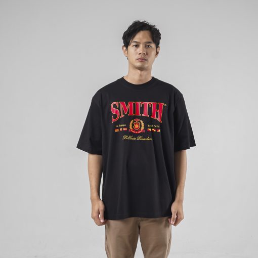 House of Smith Kaos Oversize Pria - Classic Badge Black Tshirt Oversize - Oversize T Shirt - Image 4