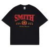 House of Smith Kaos Oversize Pria - Classic Badge Black Tshirt Oversize - Oversize T Shirt