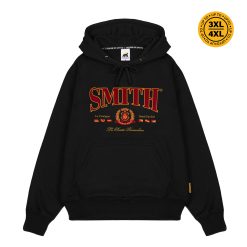House of Smith Sweater Hoodie Pria - Classic Badge Hoodie Black #4
