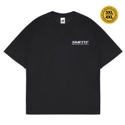 House of Smith Kaos Oversize Pria - Hsc Embro Oversized Black #2 - Oversize T Shirt