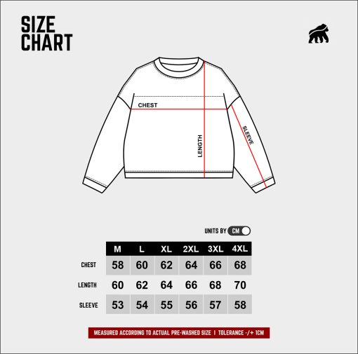 House of Smith Sweater Crewneck Boxy Pria - S Burn Boxy Crewneck Grey - Image 6