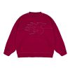 House of Smith Sweater Crewneck Boxy Pria - S Burn Crewneck Boxy