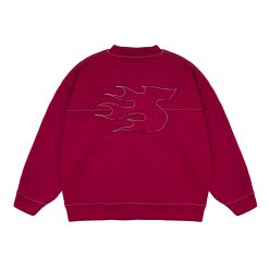 House of Smith Sweater Crewneck Boxy Pria - S Burn Crewneck Boxy