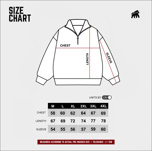 House of Smith Jaket Pria - S World Halfzip Black Oversize - Jacket - Image 5