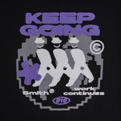 Alternative view of House of Smith Kaos Pria Lengan Pendek - Keep Going Black Tshirt - T Shirt