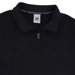 Alternative view of House of Smith Jaket Pria - S World Halfzip Black Oversize - Jacket