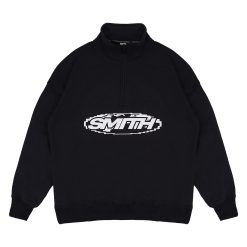House of Smith Jaket Pria - S World Halfzip Black Oversize - Jacket