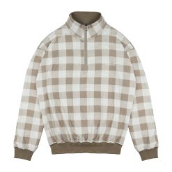 House of Smith Sweater Oversize Pria - Halfzip Pattern Oversize