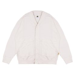 House of Smith Sweater Cardigan Boxy Pria - Carwaf Bw Cardigan Boxy
