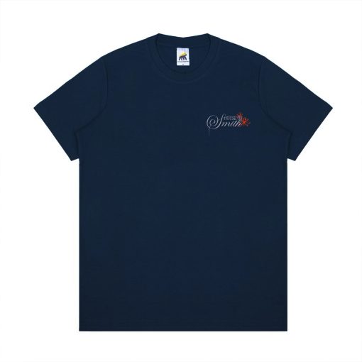 House of Smith Kaos Pria Lengan Pendek - After School Letter Dark Blue - T Shirt - Image 2