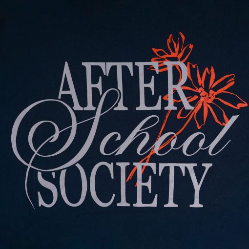 House of Smith Kaos Pria Lengan Pendek - After School Letter Dark Blue - T Shirt - Image 3
